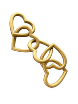 Metal 19" Heart Links