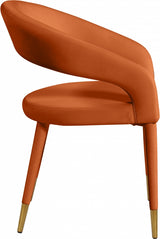 Fire Velvet Dining Chair
