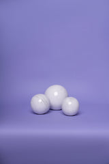 Marble Look Orbs White
