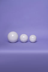 Marble Look Orbs White
