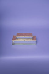 Rose Gold Glitter Box set of (2)