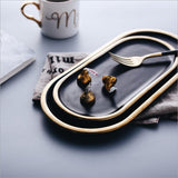 Oval Flat Jewlery Plate