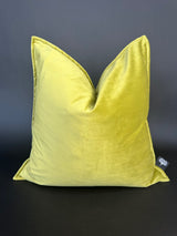 Olive Green Luxe Velvet Pillow