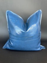 Blue Faux Leather - 20"