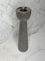 Stacy Silver Texture Vase