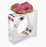 Colored Geo Napkin Rings