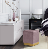 Miranda Velvet Ottoman