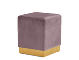 Miranda Velvet Ottoman