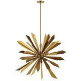 Starburst Brass Pendant Light Chandelier