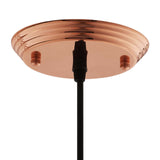 Dimple 11" Bell-Shaped Rose Gold Light