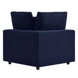 Outdoor Patio Corner Chair in Navy