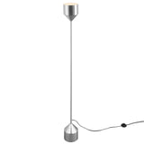 Standing Floor Lamp in Silver