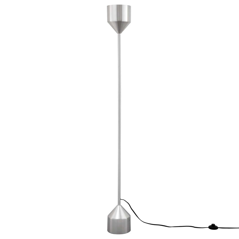 Standing Floor Lamp in Silver