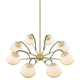 Chandelier in Opal Gold
