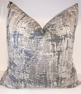 Polar Silver Metallic Pillow