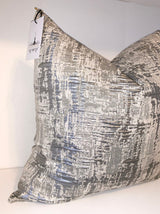 Polar Silver Metallic Pillow