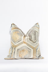 Perfectly Paired Gray and Beige Metallic