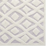 Morsel Abstract Diamond 5x8 Shag Area Rug