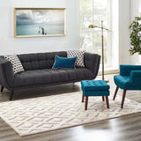 Morsel Abstract Diamond 5x8 Shag Area Rug