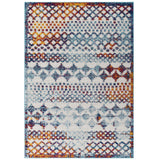 Abstract Diamond Moroccan Trellis Indoor/Outdoor Area Rug