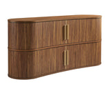 63” Curved Flutted Sideboard Buffett