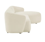 Cream Curve Sofa