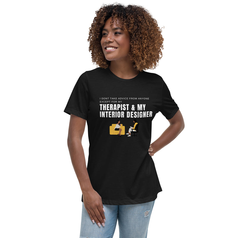 Therapist and Designer Women's T-shirt