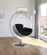 Lunar Acrylic Swing Bubble Accent Chair