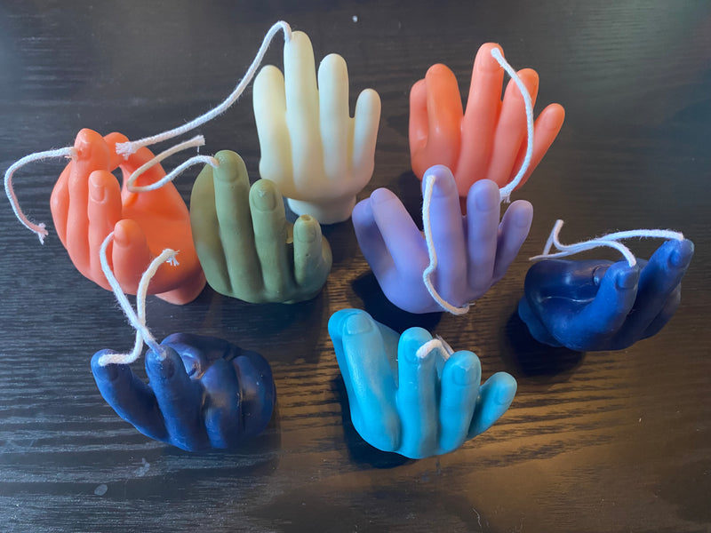 A Helping Hand (Sculptured Candles)
