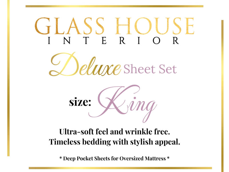 1800 Series Sheet Sets Assorted Soft Colors (King)