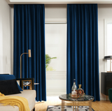 Glasshouse Signature Luxury Velvet Curtain Panel (Navy)