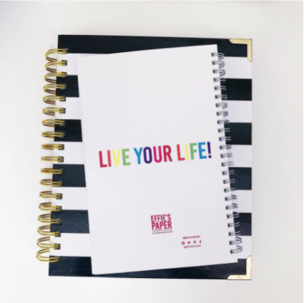 Live Life: Spiral Notebook