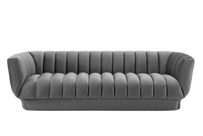 Vertical Channel Tufted Sofa - 88.5"