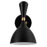 Wall Sconce in Black