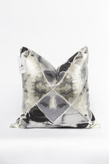 Outer Space Onyx and Silver Metallic Pillow