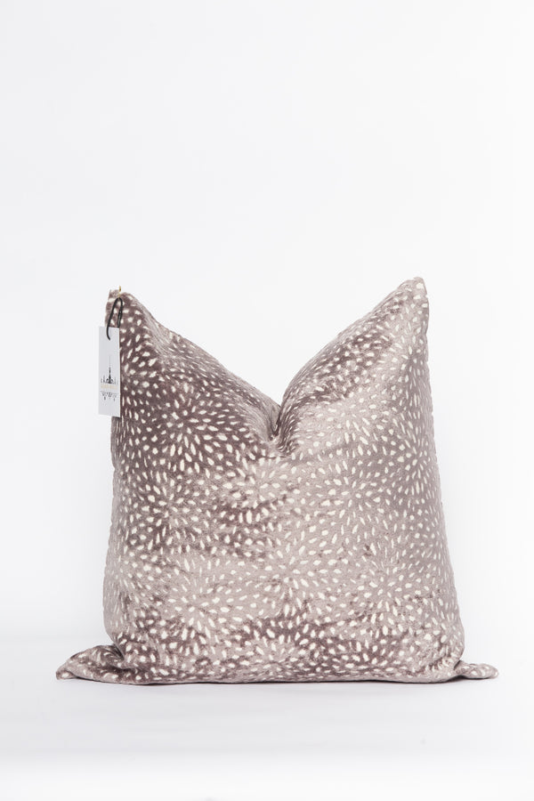 Gray Area Velvet Pillow