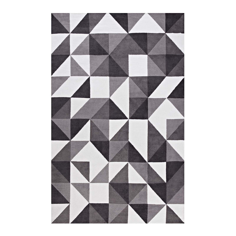 Kahula Geometric Triangle Mosaic 5x8 Area Rug